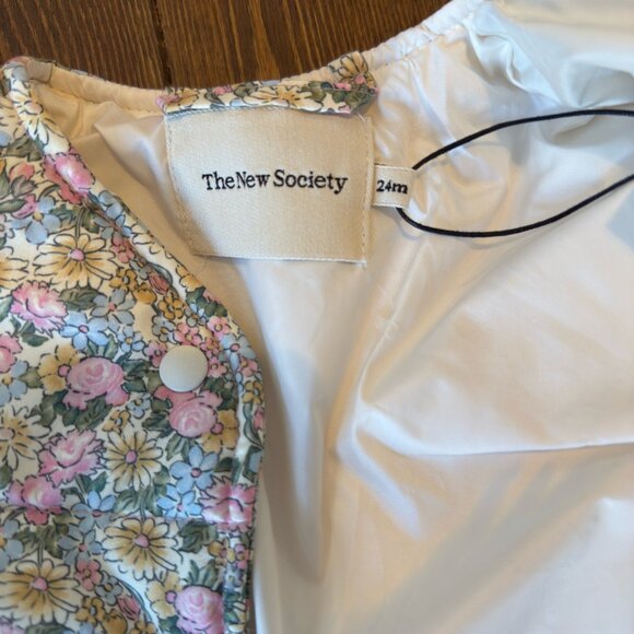 Alpha Baby Jacket: Aquarelle Garden, The New Society in 24M - Picture 3 of 4